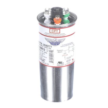 Picture of Trane USA2221 Capacitor; 70/5Mfd 370/440V Rnd Usa Made