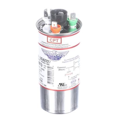 Picture of Trane USA2227 Capacitor; 35/5Mfd 370/440V Rnd Usa Made