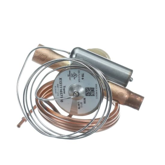 Picture of Trane VAL09592 Valve, Expansion, 3 Ton, 3/8 Odf In X 1/2 Odf Out,