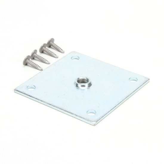 Picture of TRUE 830416 Plate, Castor Or Leg Mtg 1/2 Hole Tpp/tssu