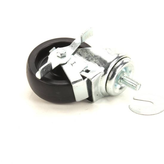 Picture of TRUE 830225 Castor 4 Stemmed With Brake 1/2-13 X 1 Stem