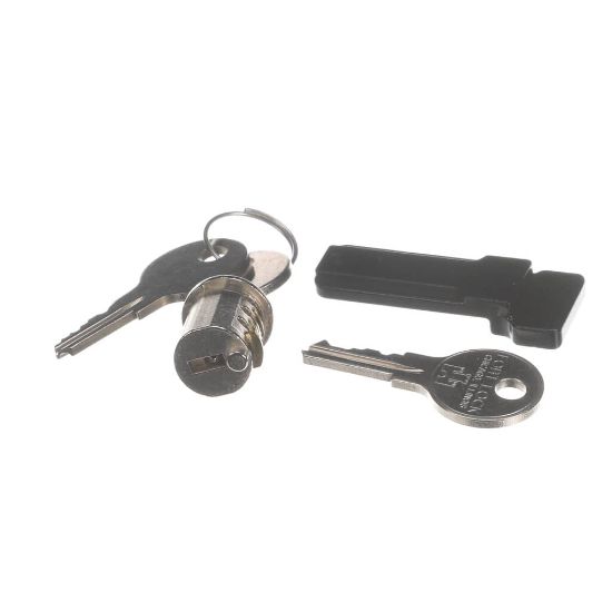 Picture of TRUE 839598 Lock Kit Chrome Core W/blk Cam