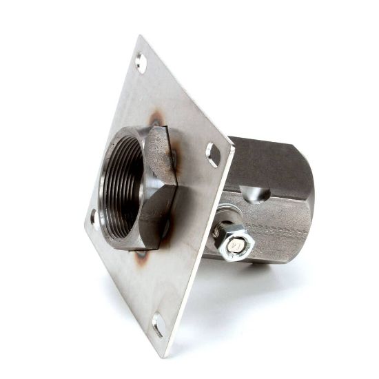 Picture of UltraFryer 12B952 Ball Valve Assembly, 2 Inch W/ Plate