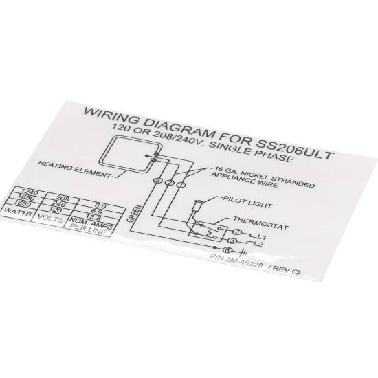 Picture of Wells 2M-46228 Dia Wir Ss206ult 120 208/