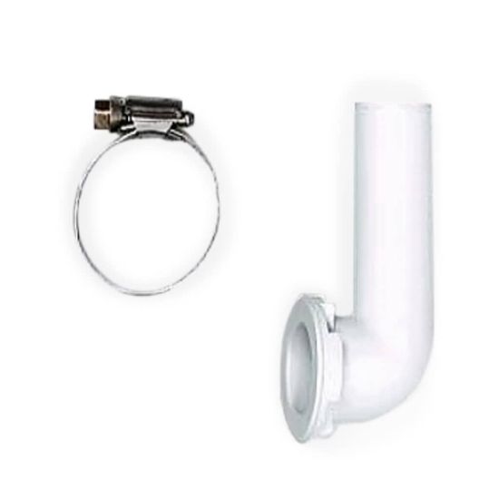 Picture of Whirlpool 208847 Washer Syphon Break Elbow Kit With Clamp