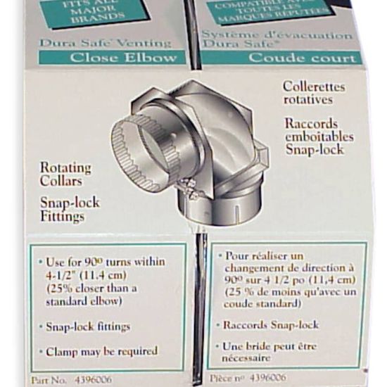 Picture of Whirlpool 4396006RW Elbow