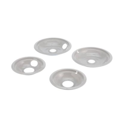 Picture of Whirlpool W10291024 Grey Drip Bowl Set, 2-6-Inches, 2-8-Inches