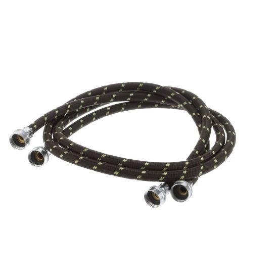Picture of Whirlpool 8212487RP 5-Feet Nylon Braid A/w Fill Hose-2pk