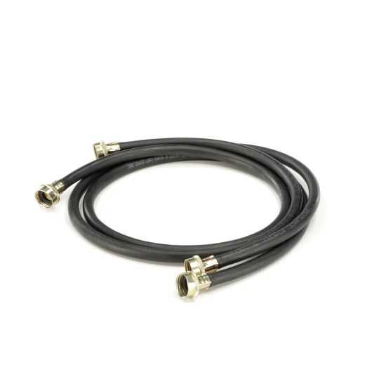 Picture of Whirlpool 8212641RP 5-Feet Black Rubber Hose-2 Pack