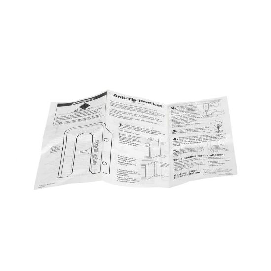 Picture of Whirlpool 9757142 Template-anti-tip,en/sp