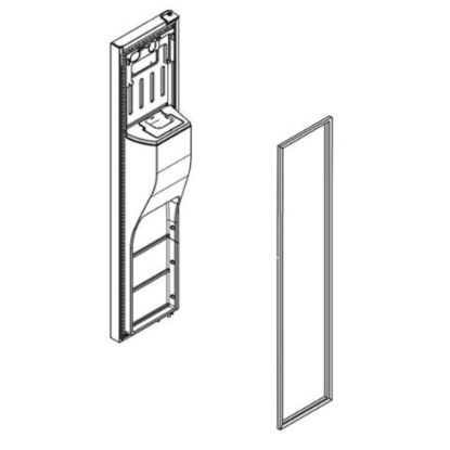 Picture of Whirlpool LW11026425 Kit Door Serv Fc 25 Idi Whr Afp C17 - Fc Stainless