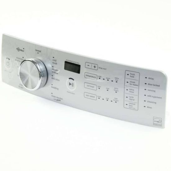 Picture of Whirlpool W10748424 Washing Machine Control Panel Assembly - White