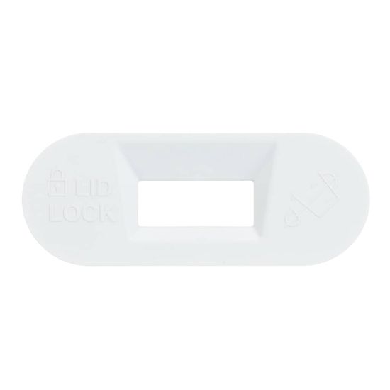 Picture of Whirlpool W11545554 Bezel-lid Lock White