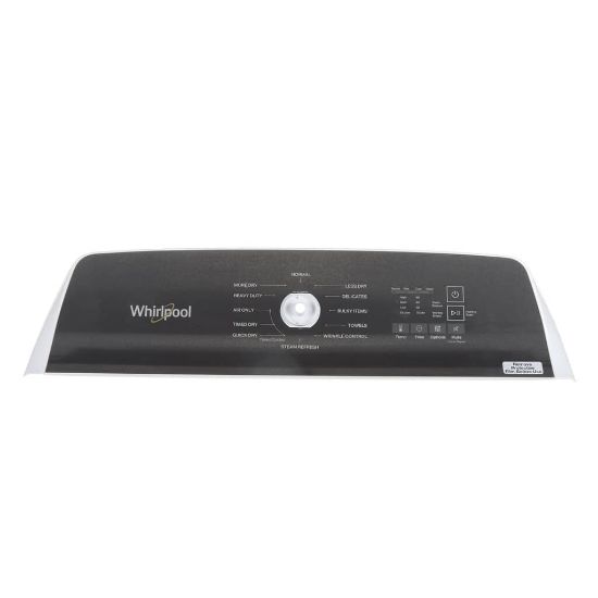 Picture of Whirlpool W11595209 Console Shell Asm, Dryer, Steam