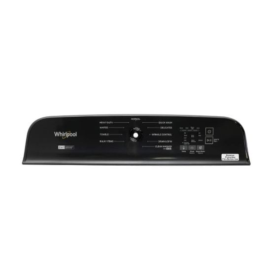 Picture of Whirlpool W11680403 Fascia Assy - Wsh,estar, Wht, 2In1
