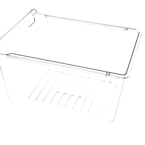 Picture of Whirlpool WP2256704 Crisper Pan, Half (Clear Gpps)