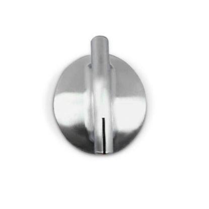 Picture of Whirlpool WP74010839 Range Surface Control Knob, Brushed Chrome