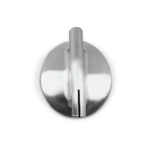 Picture of Whirlpool WP74010839 Range Surface Control Knob, Brushed Chrome