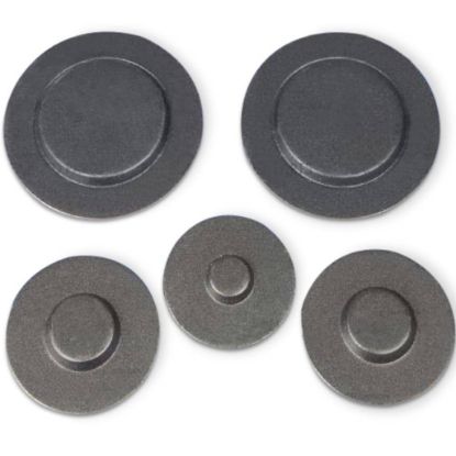 Picture of Whirlpool WPW10183374 Range Surface Burner Caps, Set Of 5