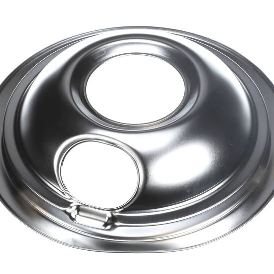 Picture of Whirlpool WPW10196406 Chrome Drip Bowl 6""