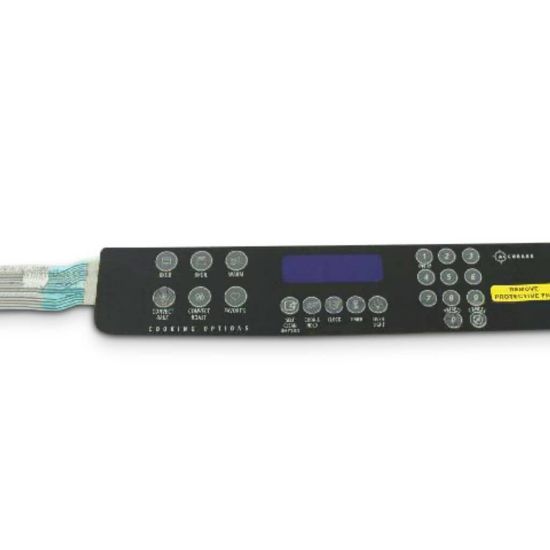 Picture of Whirlpool WPW10207933 Switch,membrane Wp Conv Blk