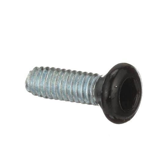 Picture of Whirlpool WPW10308751 Refrigerator Door Hinge Screw - Black