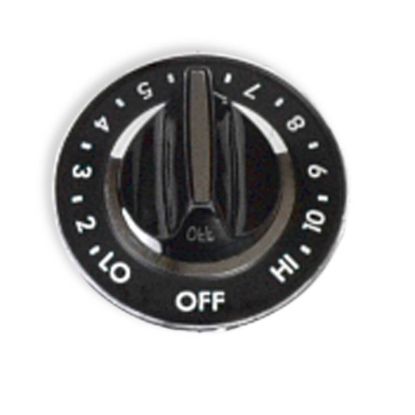Picture of Whirlpool WPY700854 Range Top Burner Control Knob, Black