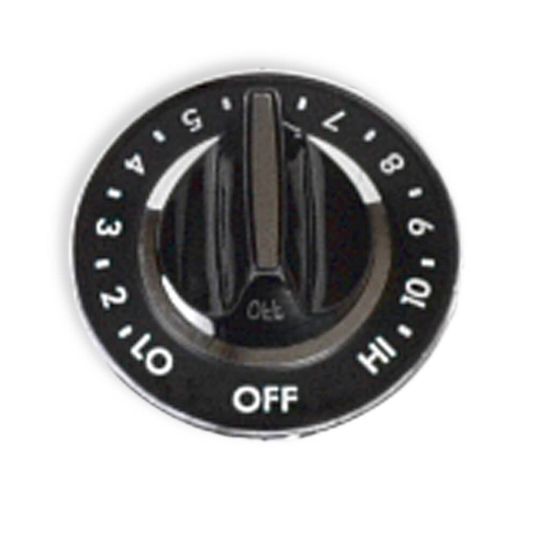 Picture of Whirlpool WPY700854 Range Top Burner Control Knob, Black