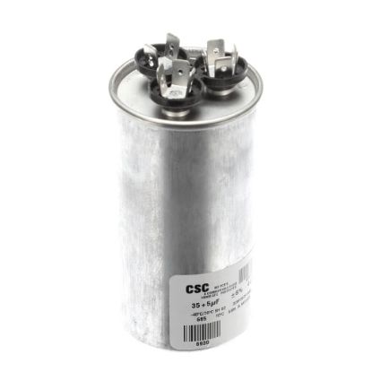 Picture of York S1-02425859700 Dual Run Capacitor, 35/5Mfd,440v,round