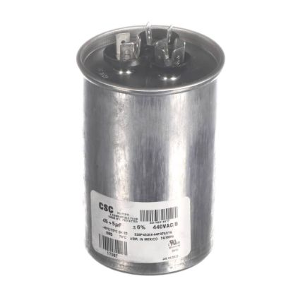 Picture of York S1-02425120700 Dual Run Capacitor, 45/5Mfd,440v,round