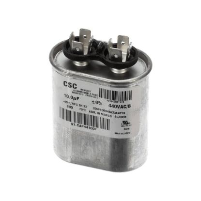 Picture of York S1-CAP44100F Capacitor,run Single,10mfd,440v,flat