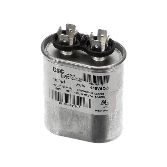 Picture of York S1-CAP44100F Capacitor,run Single,10mfd,440v,flat