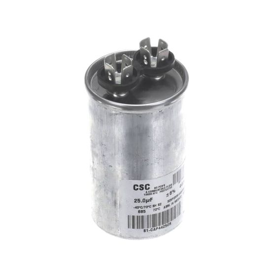 Picture of York S1-CAP44250R Capacitor,run Single,25mfd,440v,round