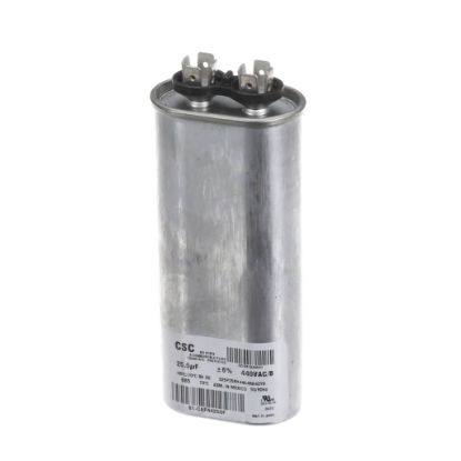 Picture of York S1-CAP44250F Capacitor,run Single,25mfd,440v,flat