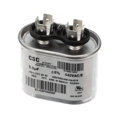 Picture of York S1-CAP44050F Capacitor,run Single,5mfd,440v,flat