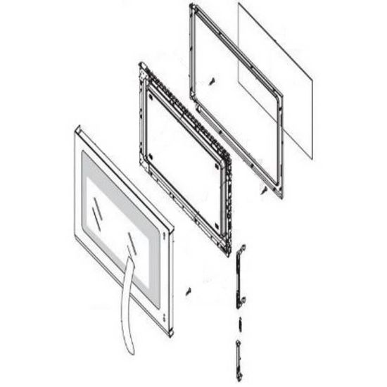 Picture of LG ADC73028312 Door Assembly,full