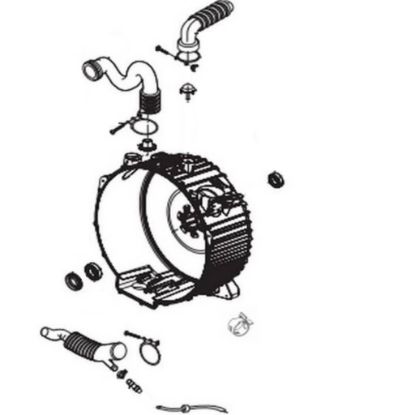 Picture of LG AJQ74174201 Outer Tub Assembly