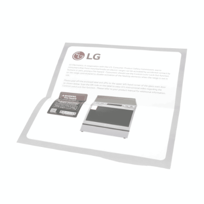 Picture of LG MEZ69028403 Label,warning