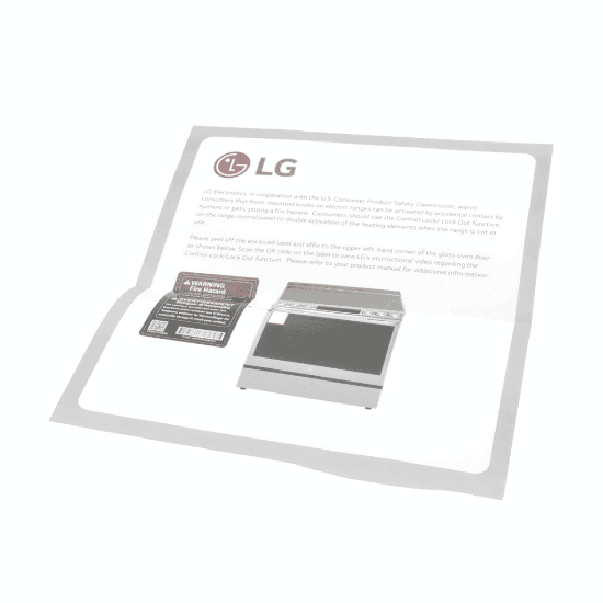 Picture of LG MEZ69028403 Label,warning